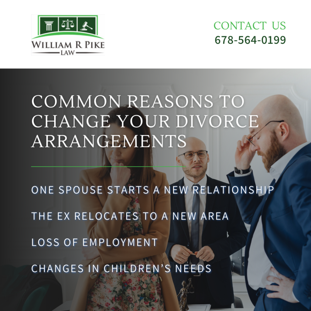 Common Reasons To Change Your Divorce Arrangements